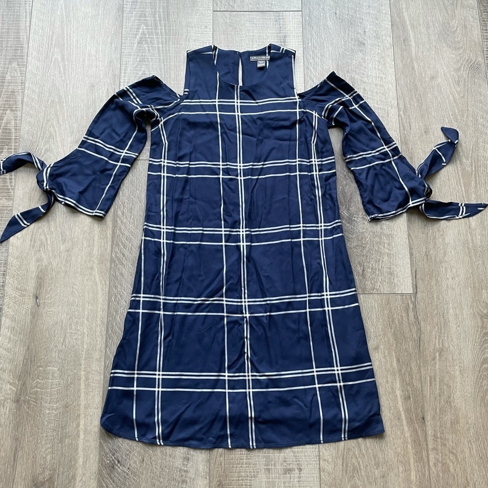 A Pea in the Pod Maternity Cold Shoulder Dress